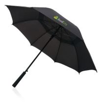 Sztormowy parasol automatyczny Swiss Peak Tornado 30", Ø150 cm, z nadrukiem logo - P850.120 - Agencja Point