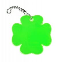 Zawieszka odblaskowa - zielona koniczyna - Agencja Point
