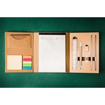 Zestaw biurkowy, notes, karteczki Sustain z logo - R73658.13 - Agencja Point