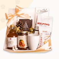 Zestaw upominkowy z firmowym logo - KOSZ-MAG-02 - Agencja Point